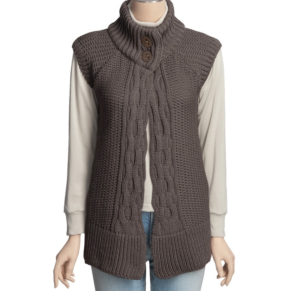 PEREGRINE JG GLOVER Vintage Wool Sweater Vest/cardigan SZ XL